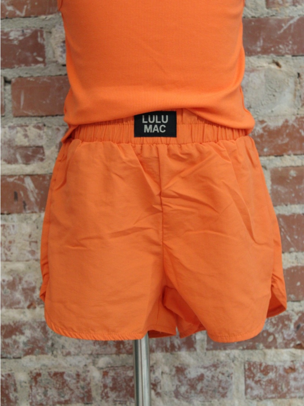 Lulu Mac Youth 1000 Orange  Athletic Shorts